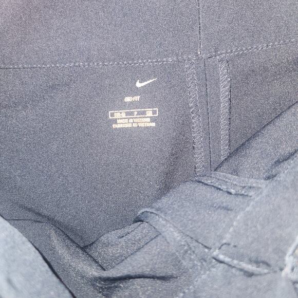 NIKE Y2K Blue and Gold/Orange Tie Belt Zipper Fly Track Pants, RARE, Small - Picture 7 of 7